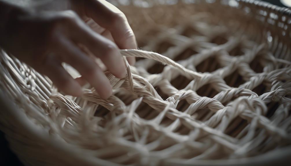 basket weaving with cord