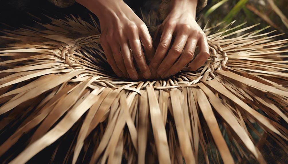 assembling the basket foundation