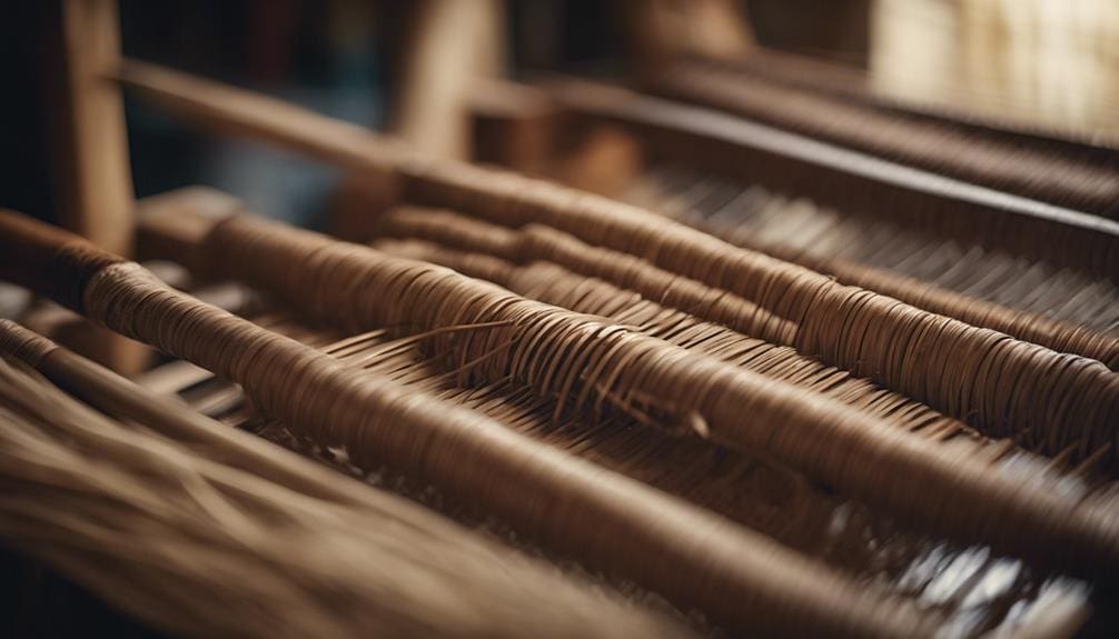 assessing rattan weaving tools