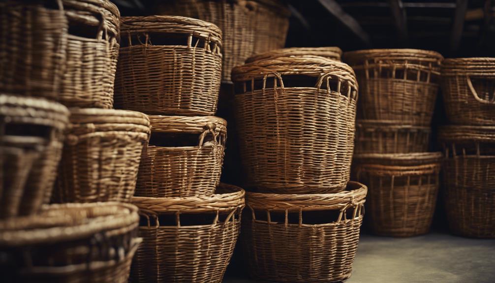 care for rattan baskets