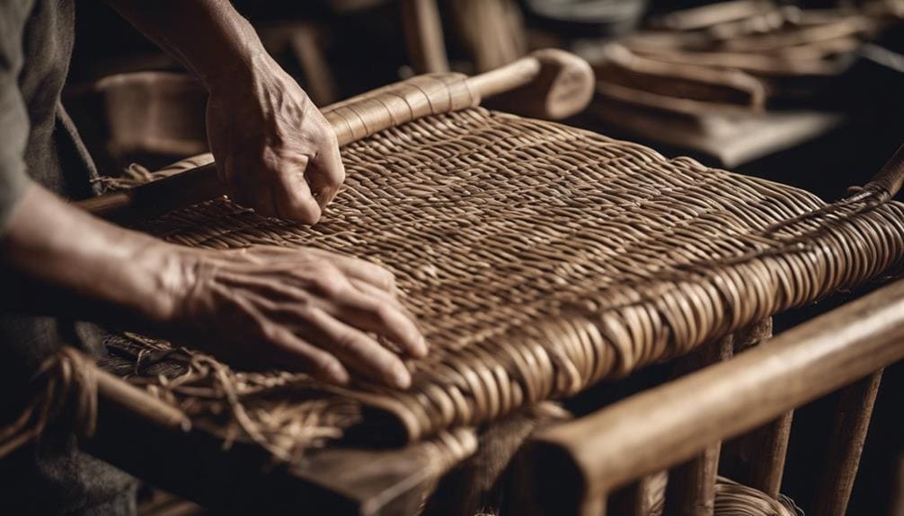 crafting traditional chair seats