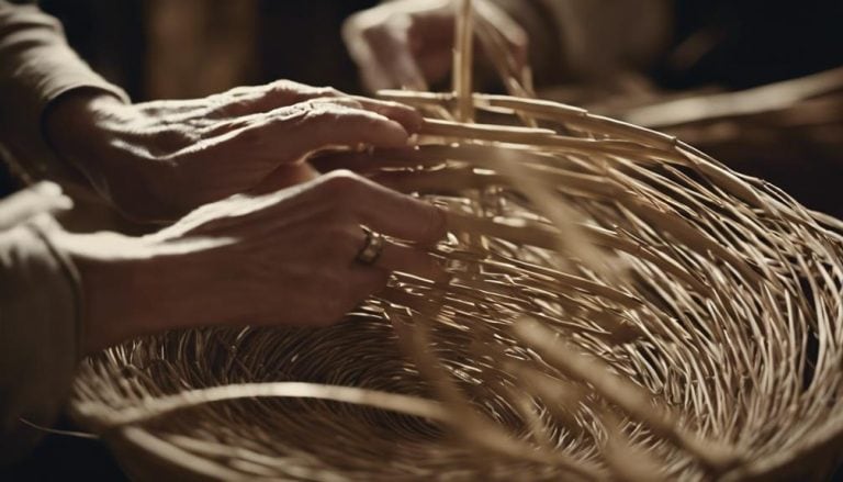 crafting with dried reeds