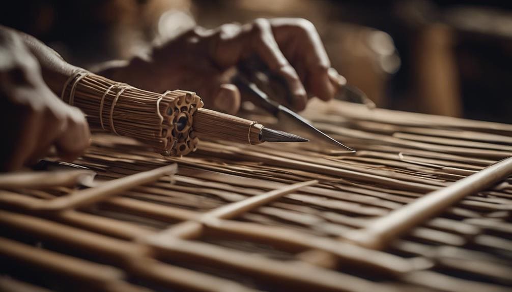 crafting with rattan reeds