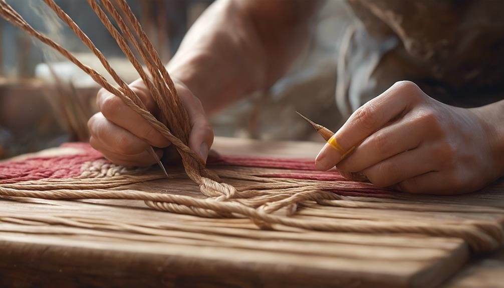 danish cord weaving techniques