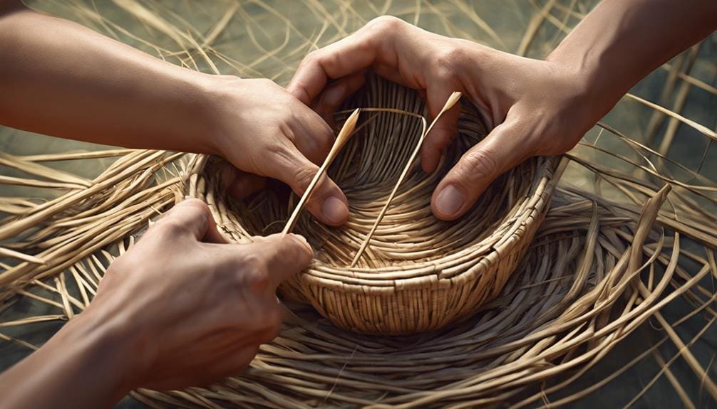 diy rush reed basket