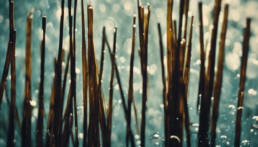 drying reeds for weaving