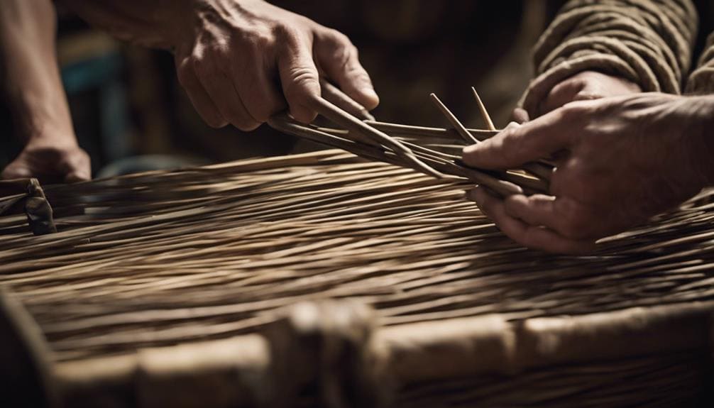 harvesting reeds with care