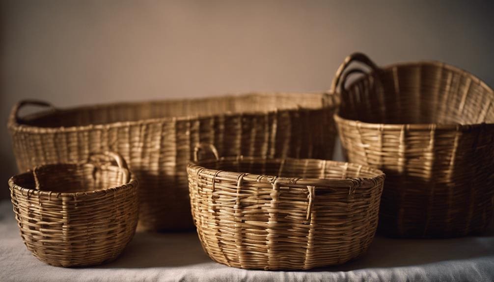 maintaining rattan basket cleanliness