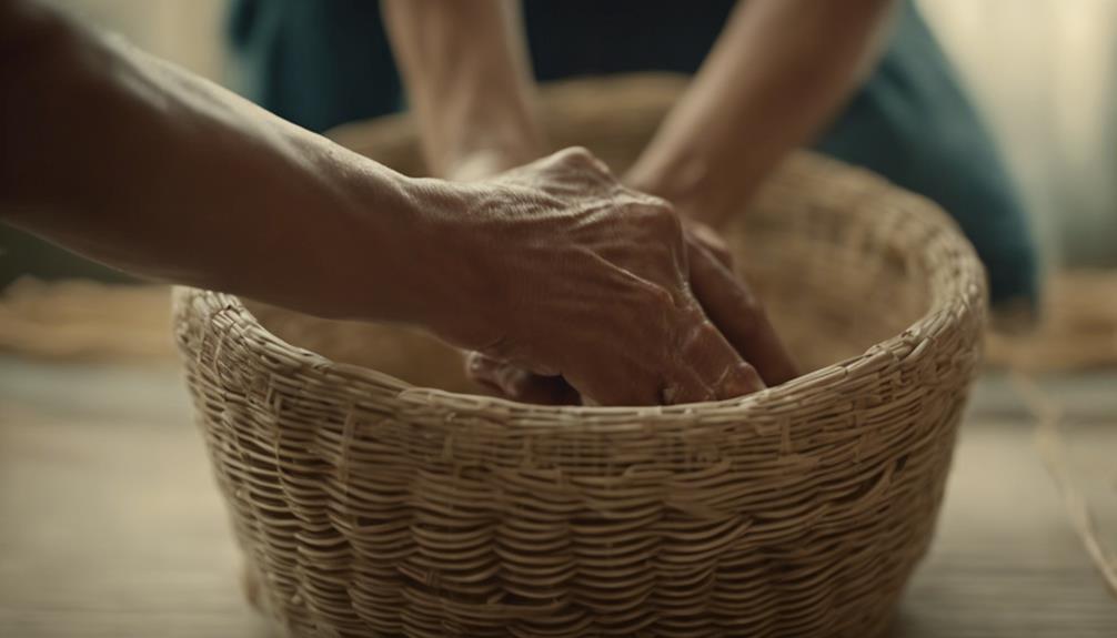 maintaining woven baskets properly