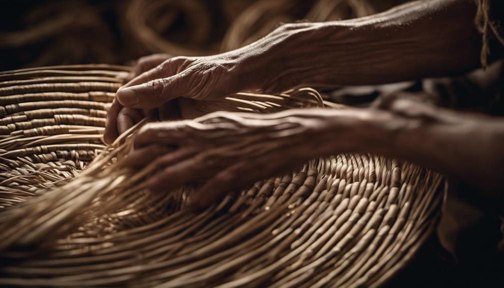 maintaining woven rush baskets