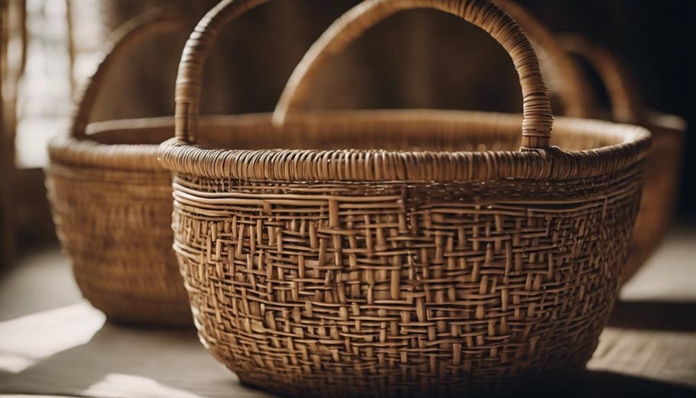 mastering intricate rattan weaving