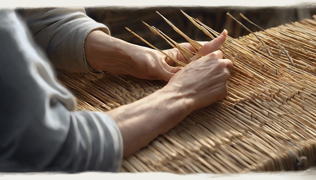 mastering rush reed weaving