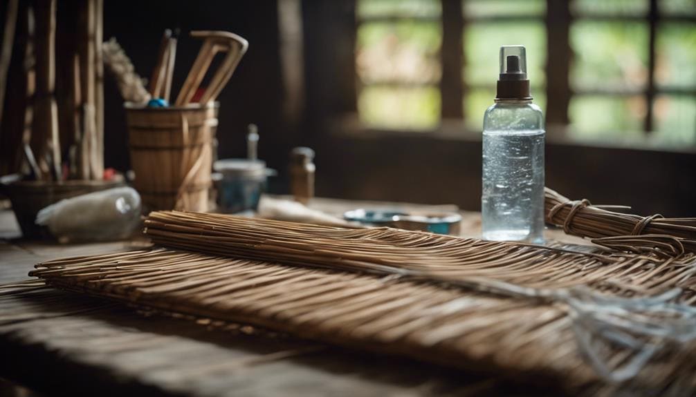 misting plants with water