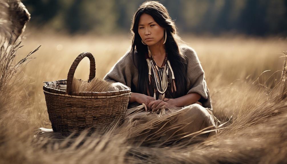 native american basket weaving