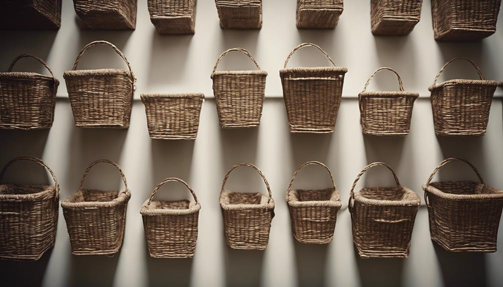 organizing with danish baskets