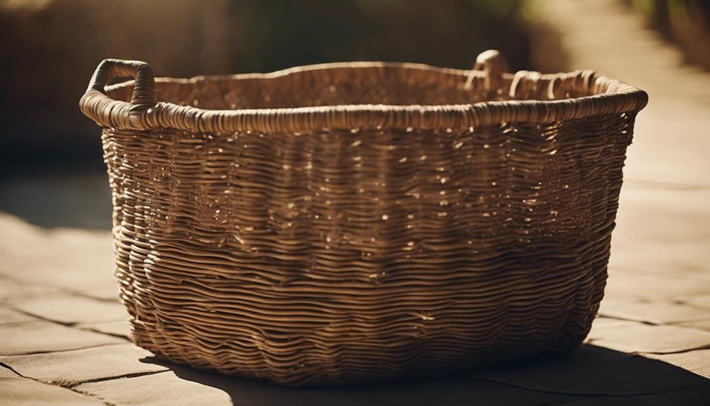 preserving rattan basket longevity