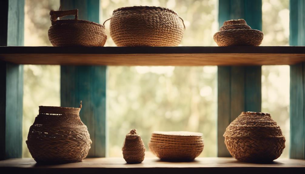 preserving woven basket storage