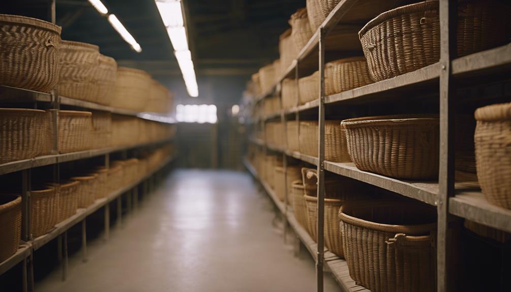 preventing mildew in baskets