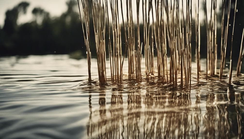 processing rush reeds carefully