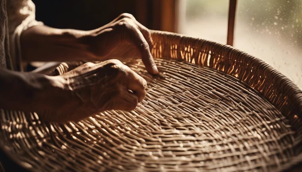 protecting rattan cane baskets