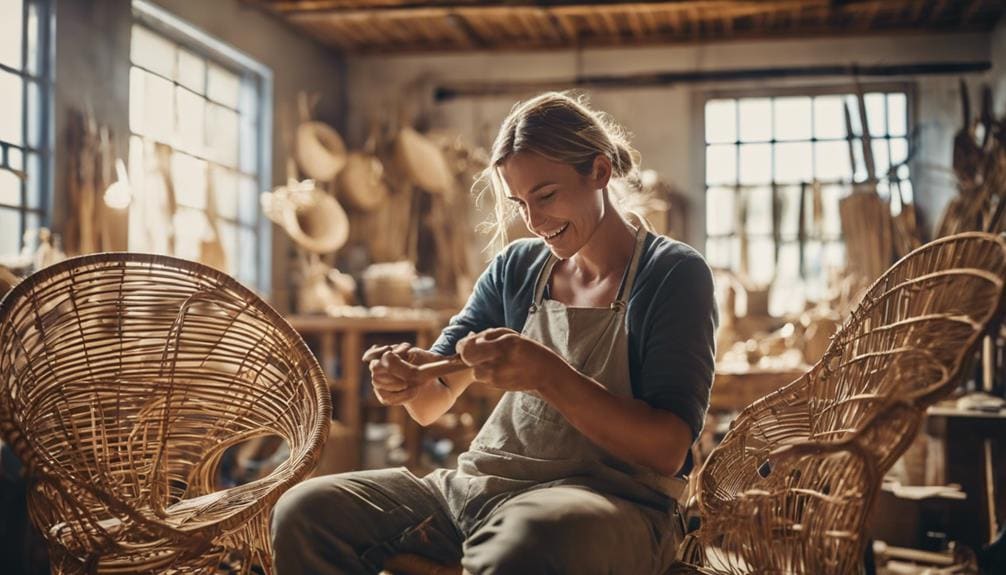 rattan cane weaving analysis