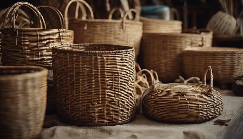 rattan cane weaving art