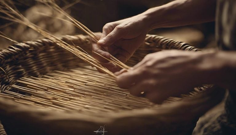 reed basket weaving technique