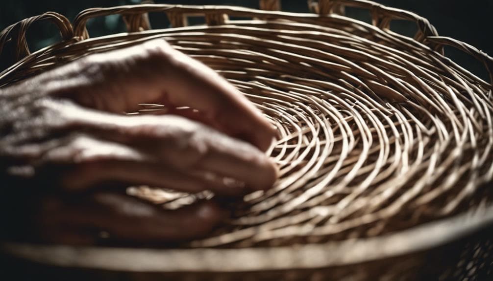 restoring damaged woven baskets