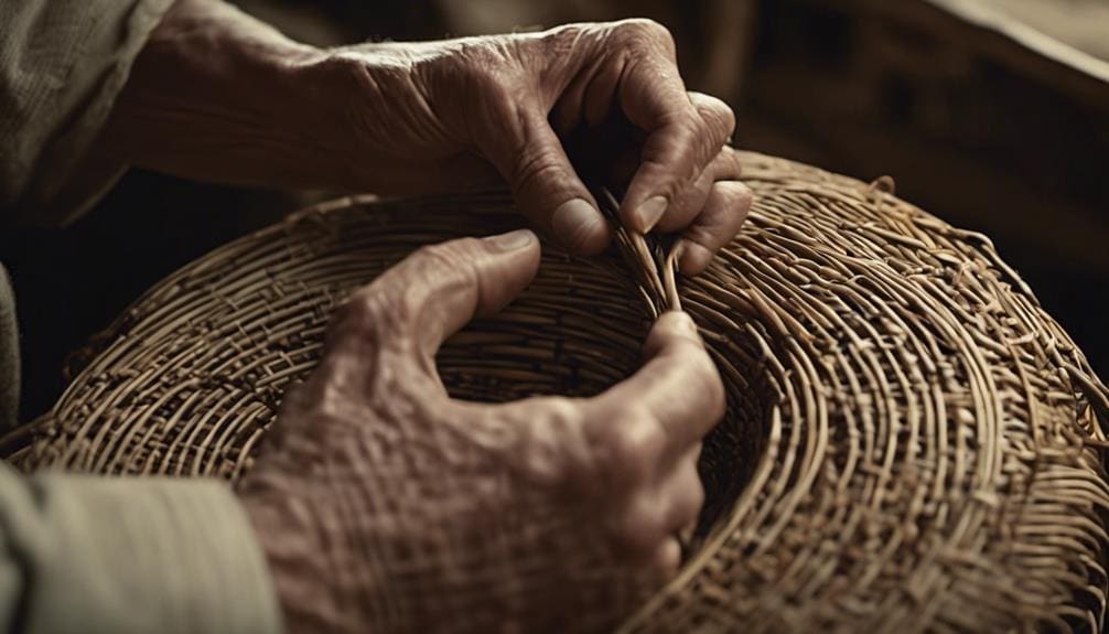 restoring woven basketry art