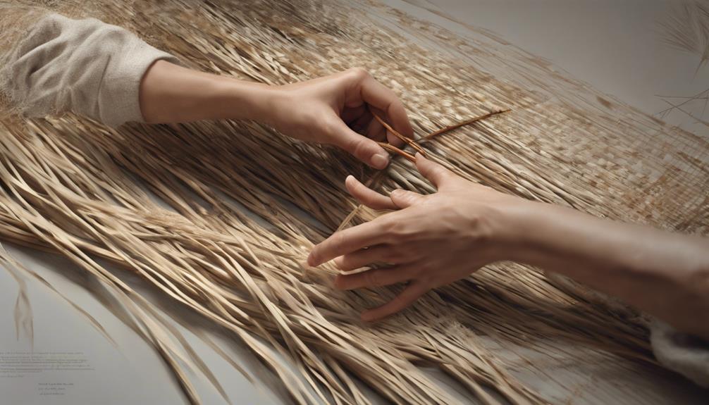 rush reed weaving techniques