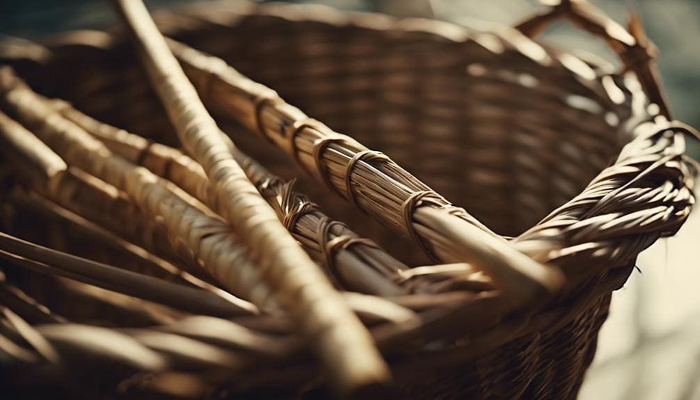 rush reeds in basketry