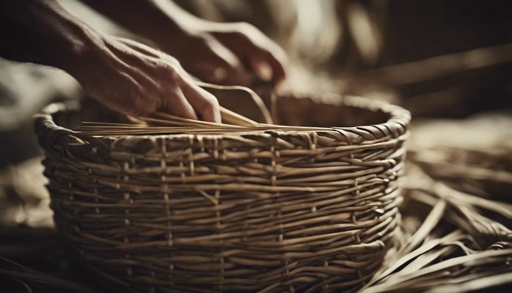 rush reeds in basketry