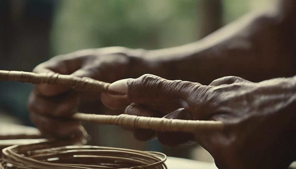 spinning yarn on loom