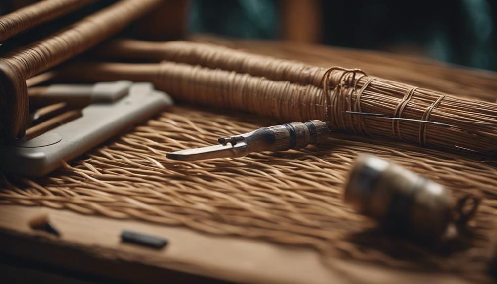 tools for weaving rattan