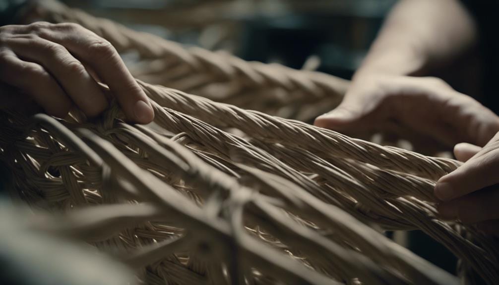 traditional basket weaving method