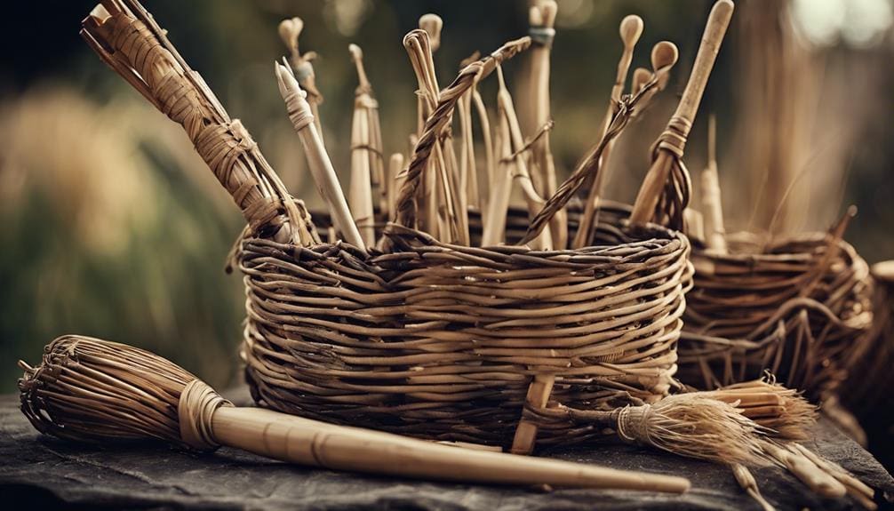 traditional basket weaving tools