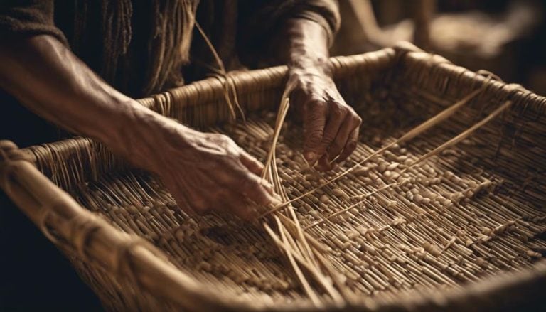 traditional basketry with rush