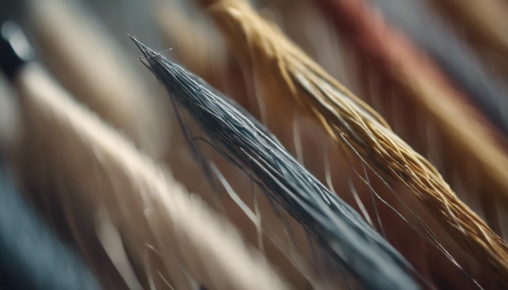 variety of weaving tools