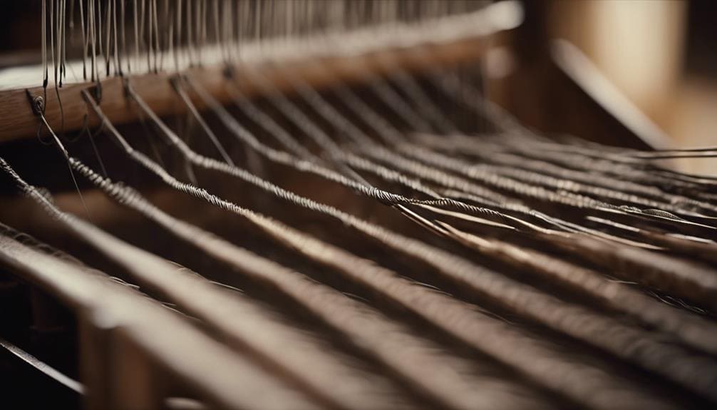 weaving with intricate threads