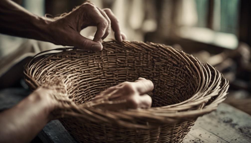 woven basket repair methods